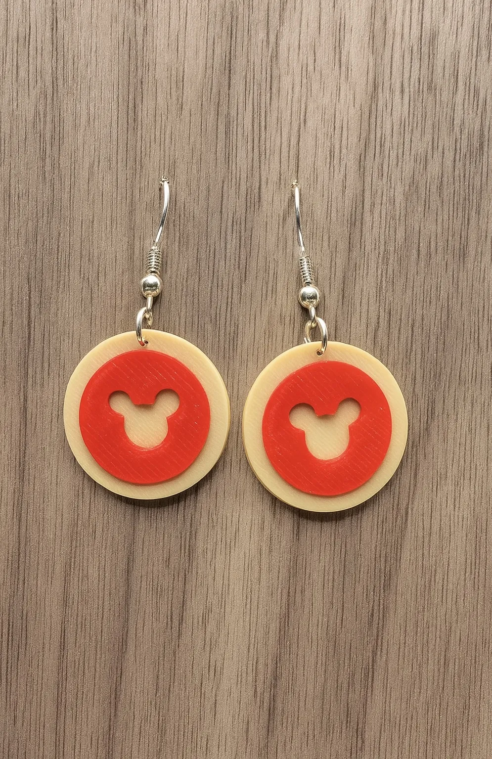Mickey Red Cookie Earrings view 2