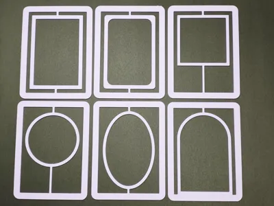 ATC (Artist Trading Card) Templates