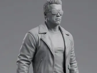 Figura decorativa: T-800 Cyberdyne Systems Model 101 – The Terminator — referencia de MakerWorld