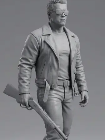 Figura decorativa: T-800 Cyberdyne Systems Model 101 – The Terminator — vista de referencia 2