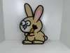 rabbit W163mm x H240mm x 3mm.