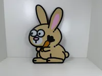 rabbit W163mm x H240mm x 3mm.