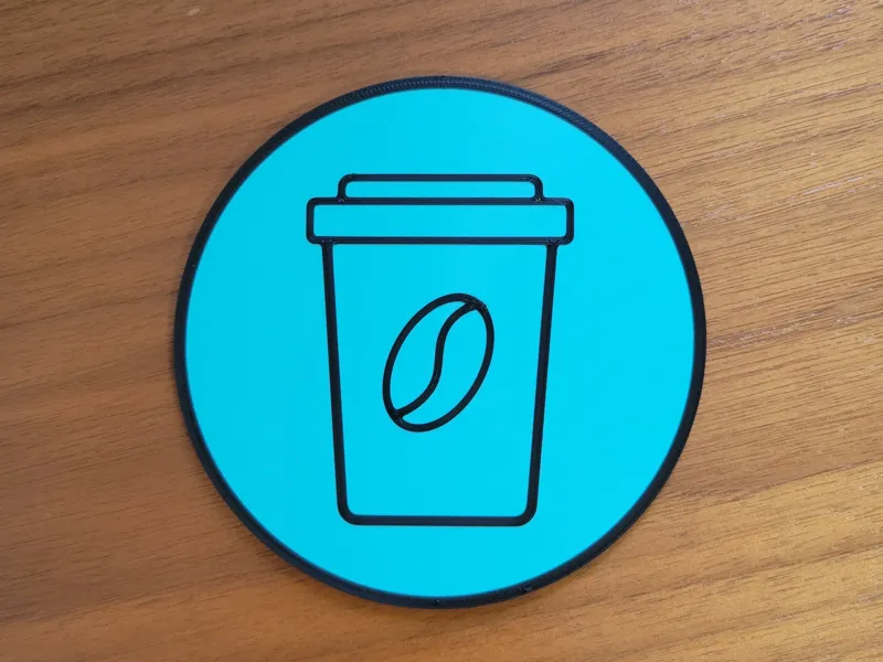 To Go Coffee Coaster - No AMS Needed