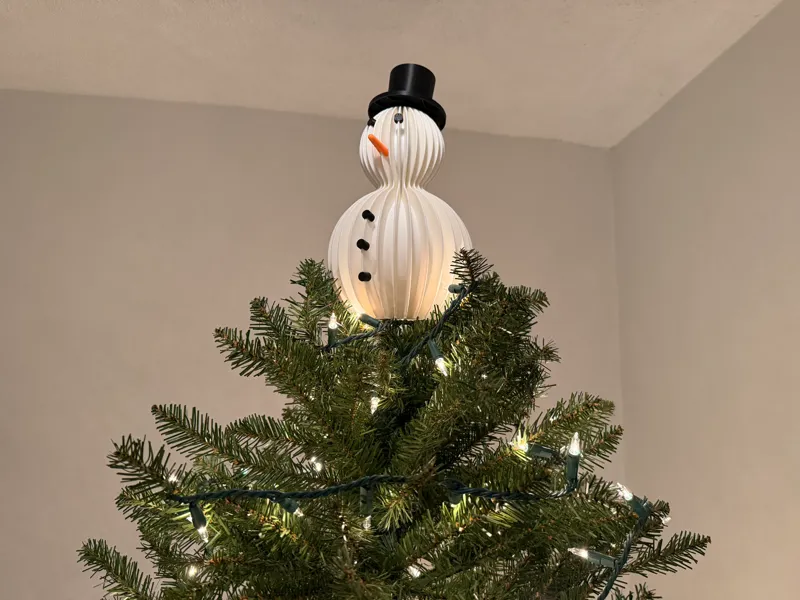 Snowman Tree Topper - Vase Mode 0.8mm Nozzle