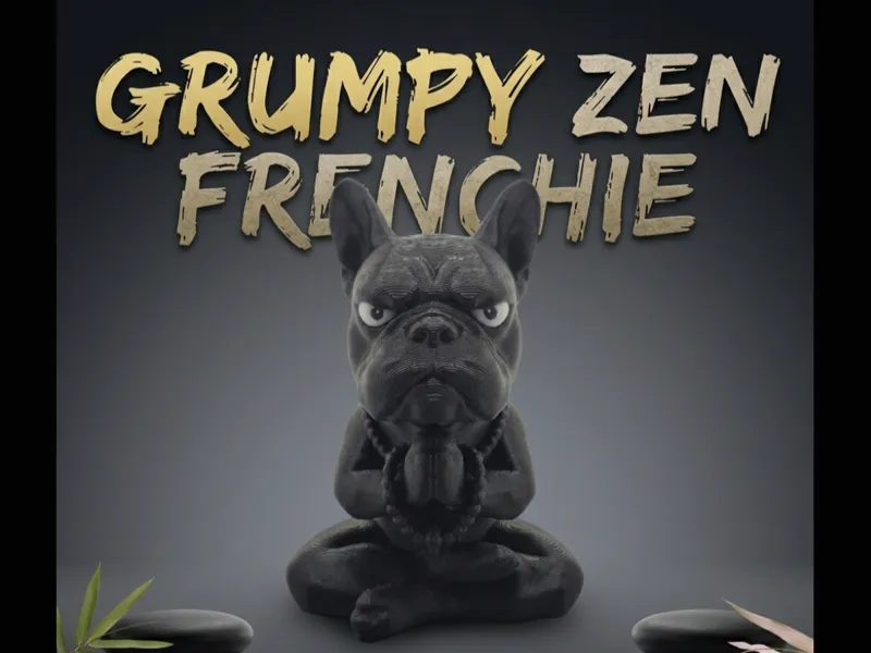 Grumpy Zen Frenchie - Desk Companion