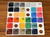 6x6 Swatch Display Board - Holds 36 Swatches