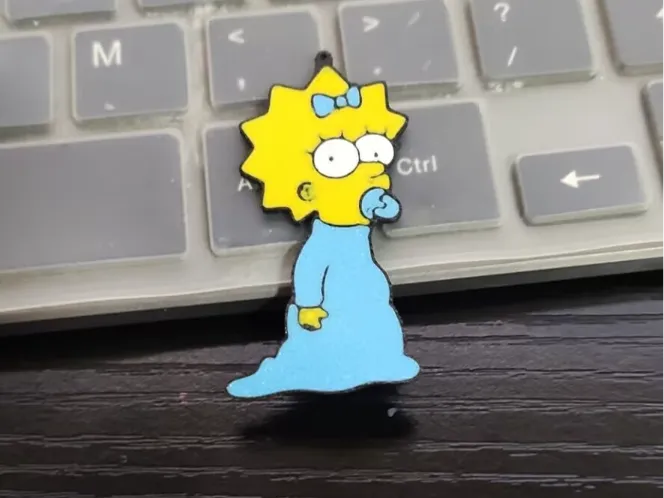 the simpsons maggie 辛普森一家麦琪钥匙扣