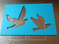 Pochoir oiseau — photo 1
