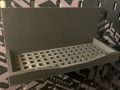 object holder compatible with ikea skadis 