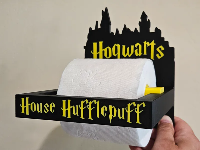 Harry Potter House Hufflepuff Toilet Paper Holder