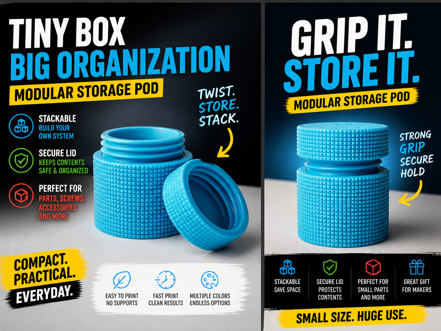 Tiny Storage Pods – Stack, Store, Go