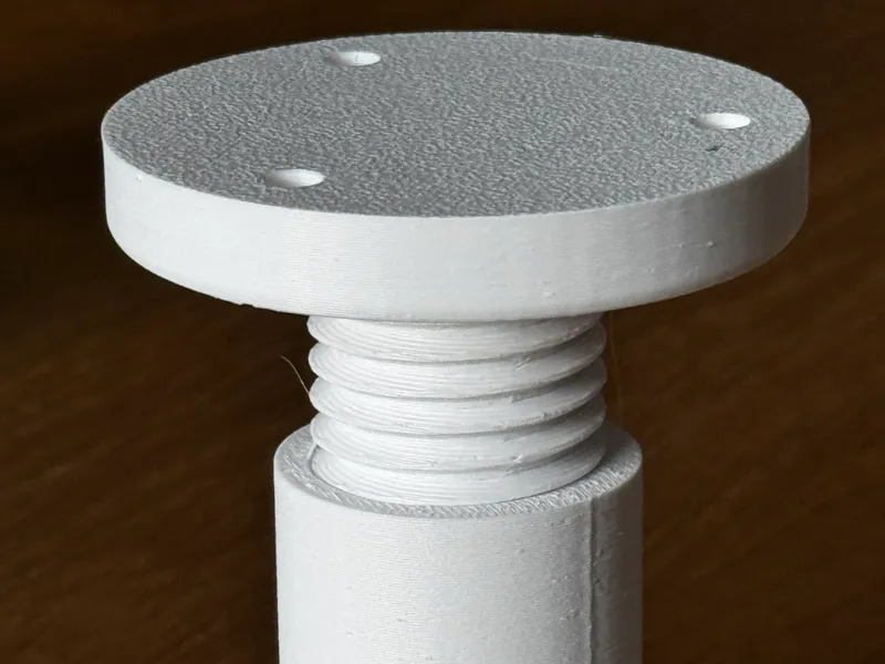 Adjustable Support / Furniture Leg (Easy to Print)