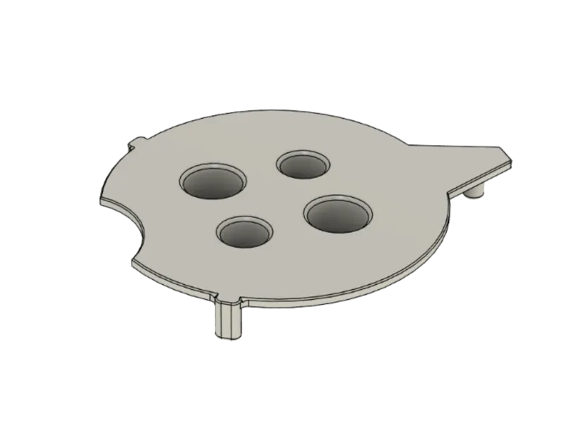 Measuring cup lid for pH and conductivity probes