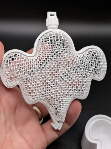 Adorno temático: Thermoformed Ghost Halloween Candy Holder — vista de referencia 2