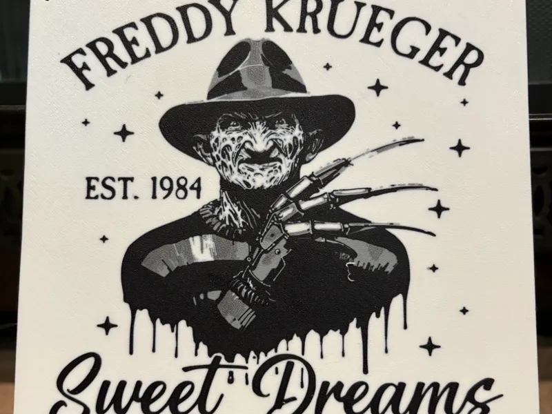 Freddy Krueger Wall Sign