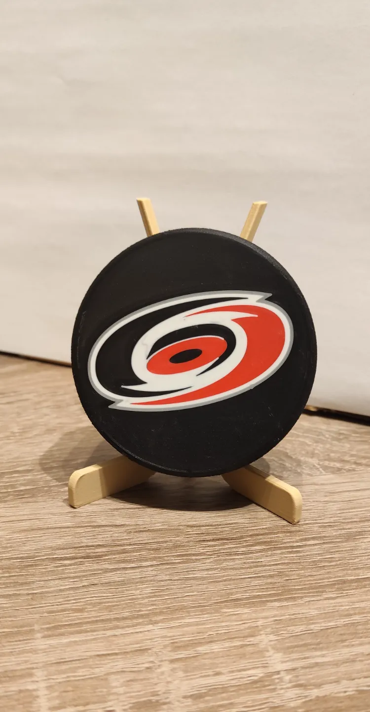 Carolina Hurrican puck NHL
