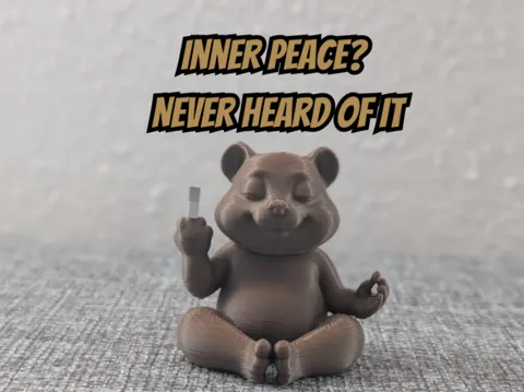 Sassy Meditating Hamster