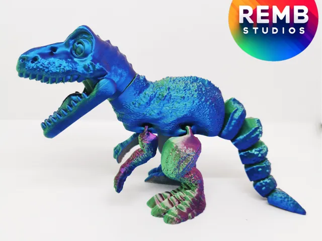 Flexi T-Rex Dinosaur | Articulated Trex NO support