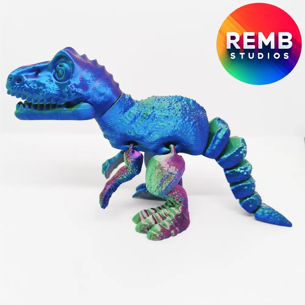 Flexi T-Rex Dinosaur | Articulated Trex NO support by Remb Studios