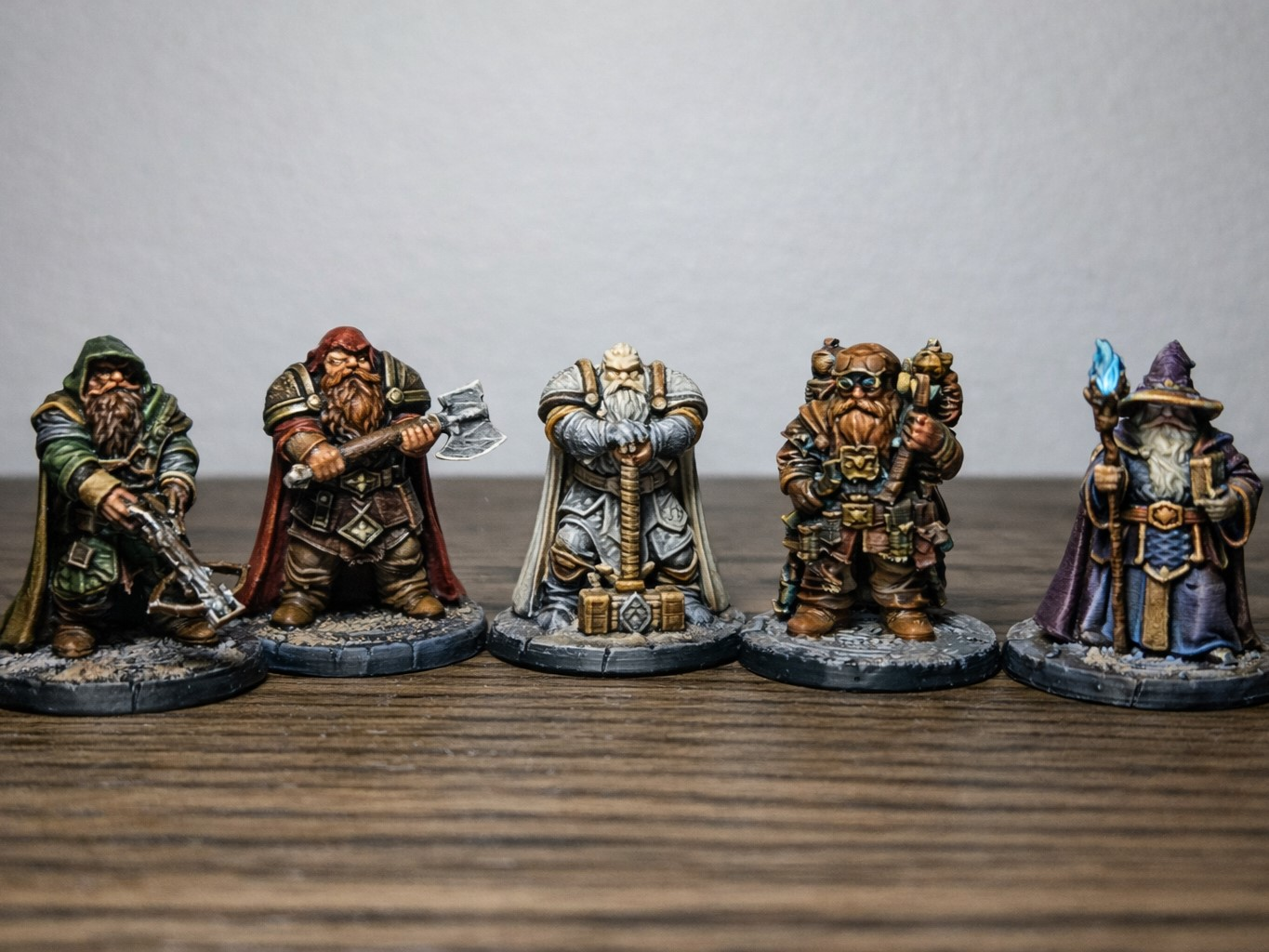 Tabletop Dwarf Squad – DnD Fantasy Set (32mm)
