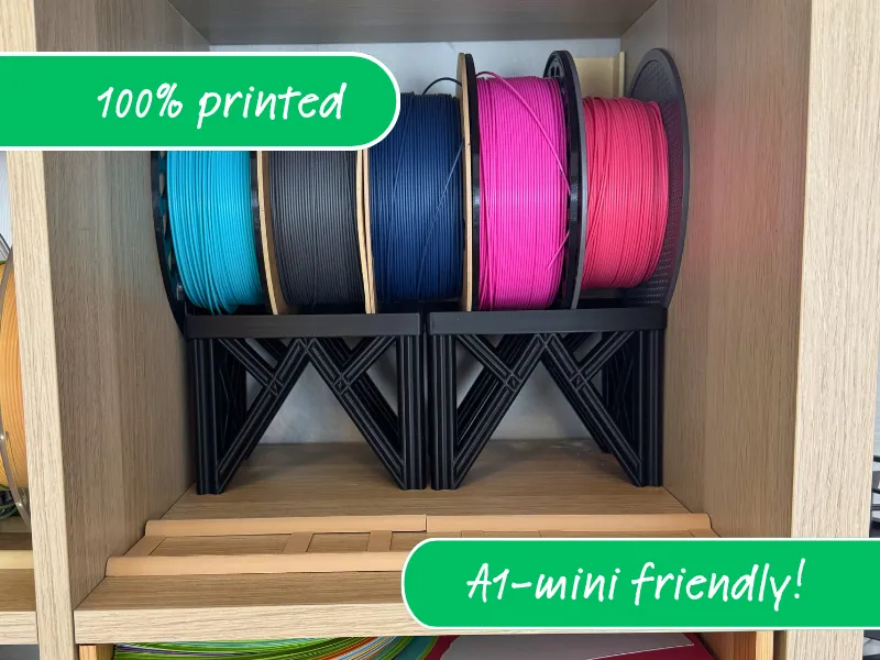Fully Printed Kallax Filament Rack/Shelf