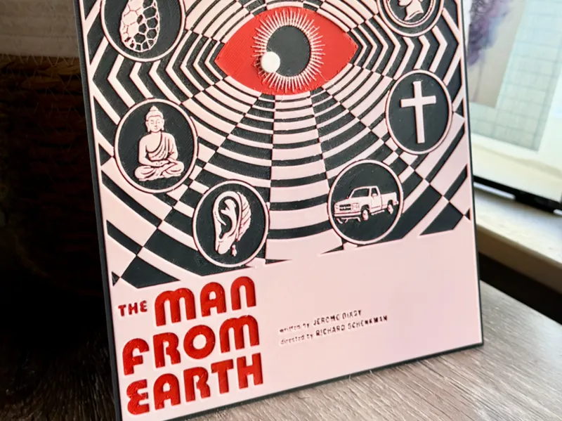 The Man From Earth - Layered Tribute Poster