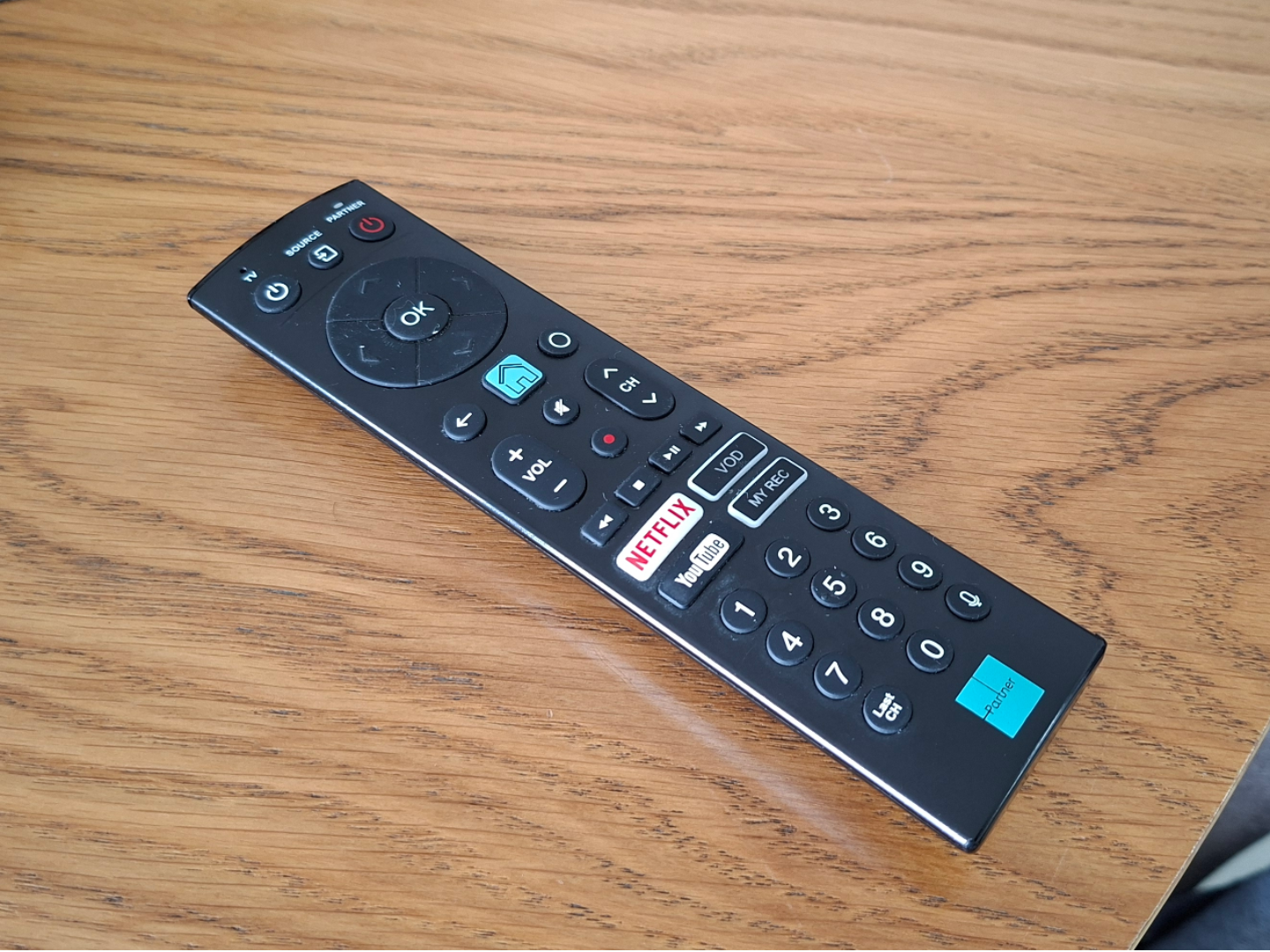 Partner TV remote battery cover