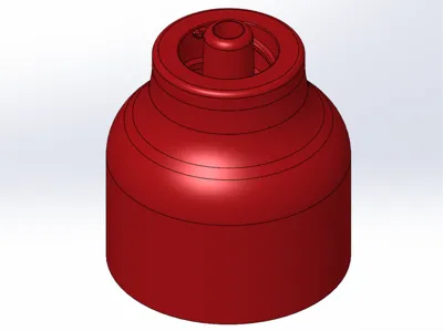 Silicone Cartridge M15 to Luer-Lock Female