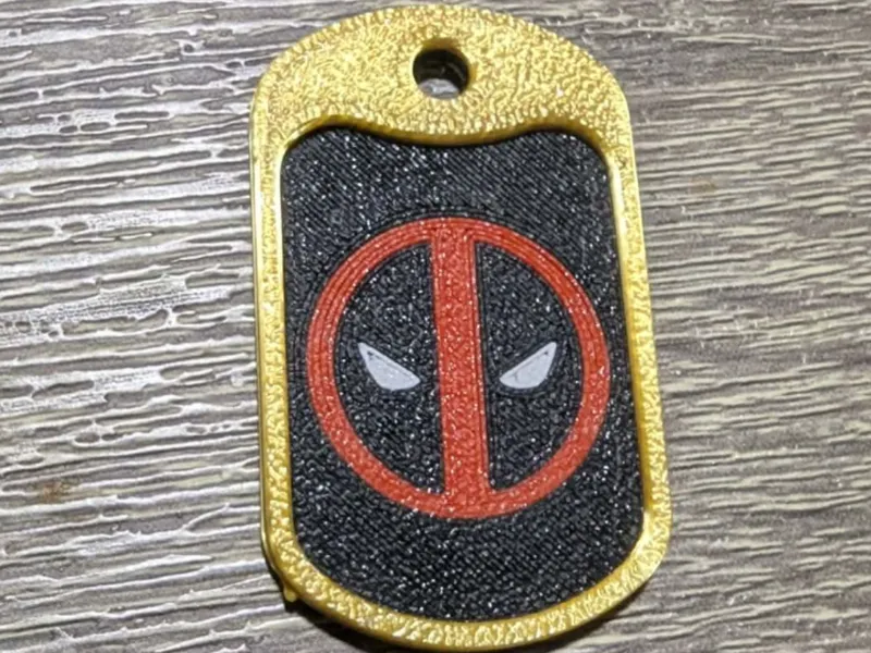 Deadpool Dog Tag