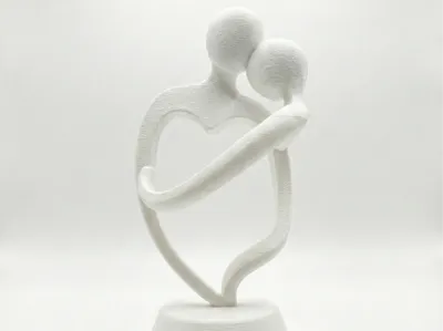Couple's Embrace Statue