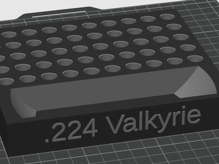 224 Valkyrie Reloading Tray