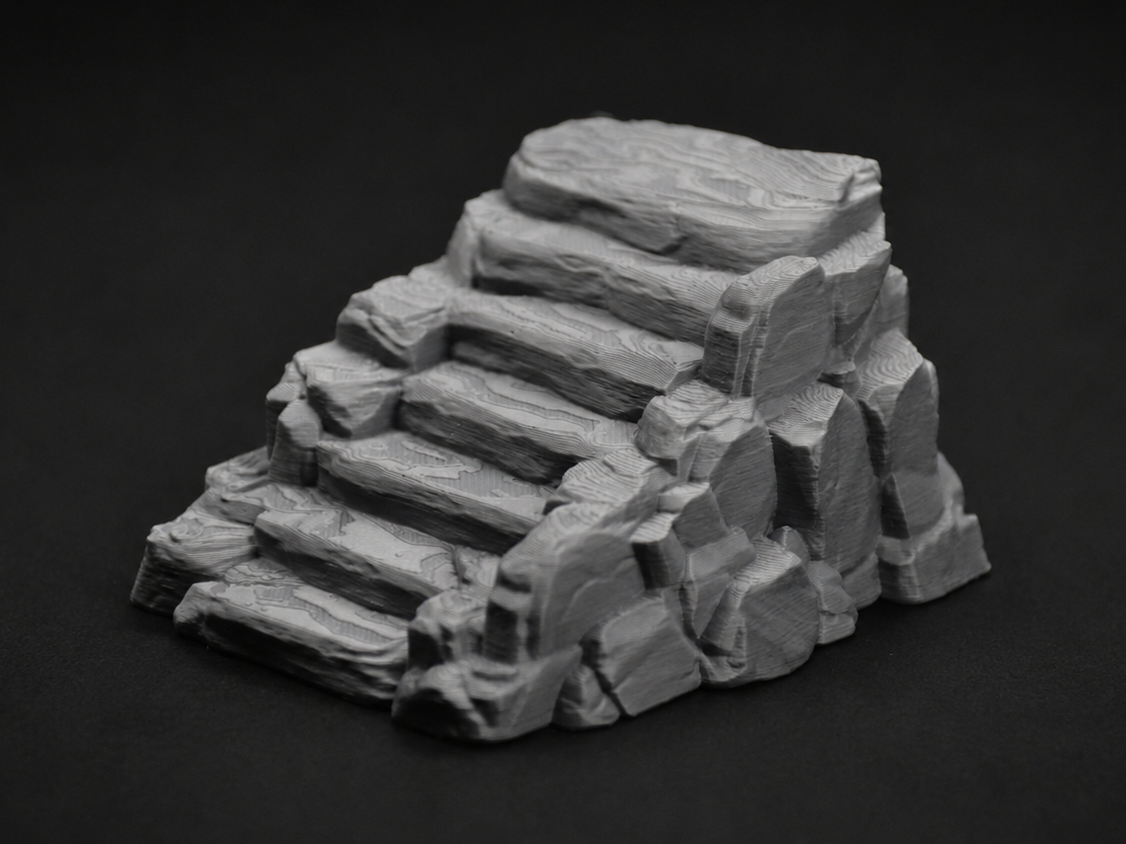 Stone Stairs - DND Miniature Terrain