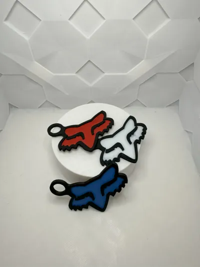 Fox Racing Keychain MTB SchlĂŒsselanhĂ€nger Mountainbike Head Moto ...