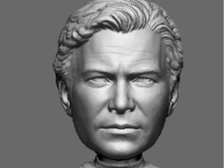 Captain James T. Kirk Caricature statue