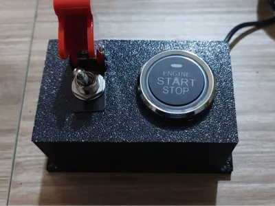 Button Box start stop sim racing