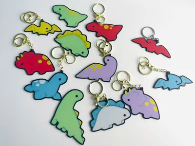 Dinosaur Keychain Pack