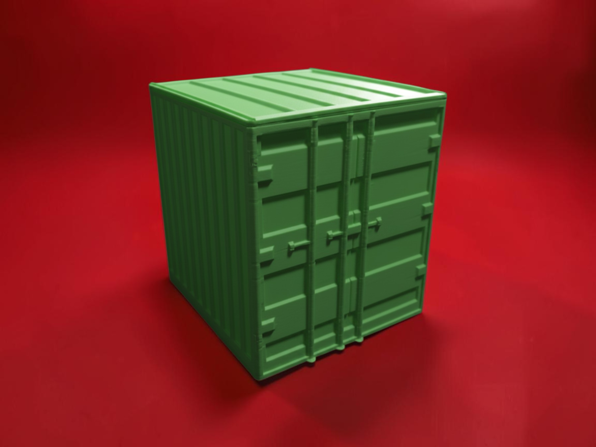 Shipping Container style Storage Box