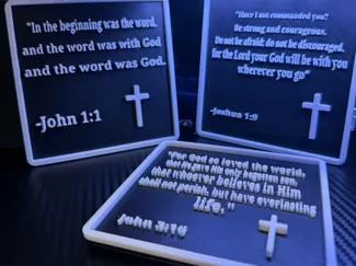 Bible verse plaque
