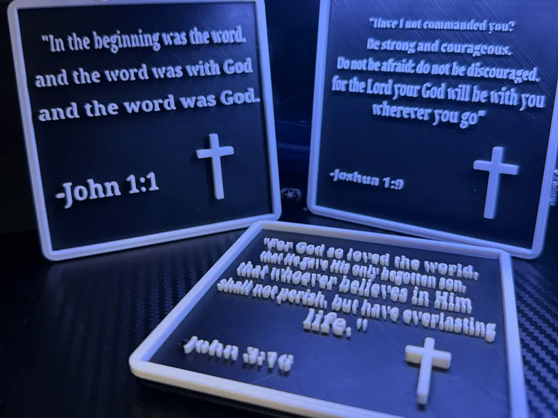 Bible verse plaque