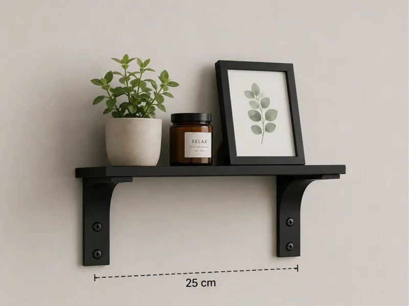 Modern wall shelf