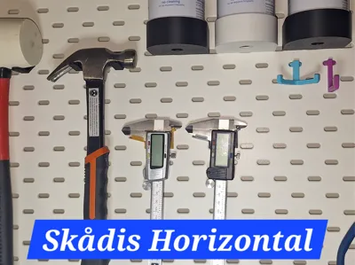 Horizontal SKÅDIS Caliper Holder - Universal Fit