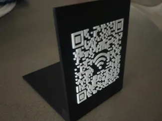 wifi QR code sign