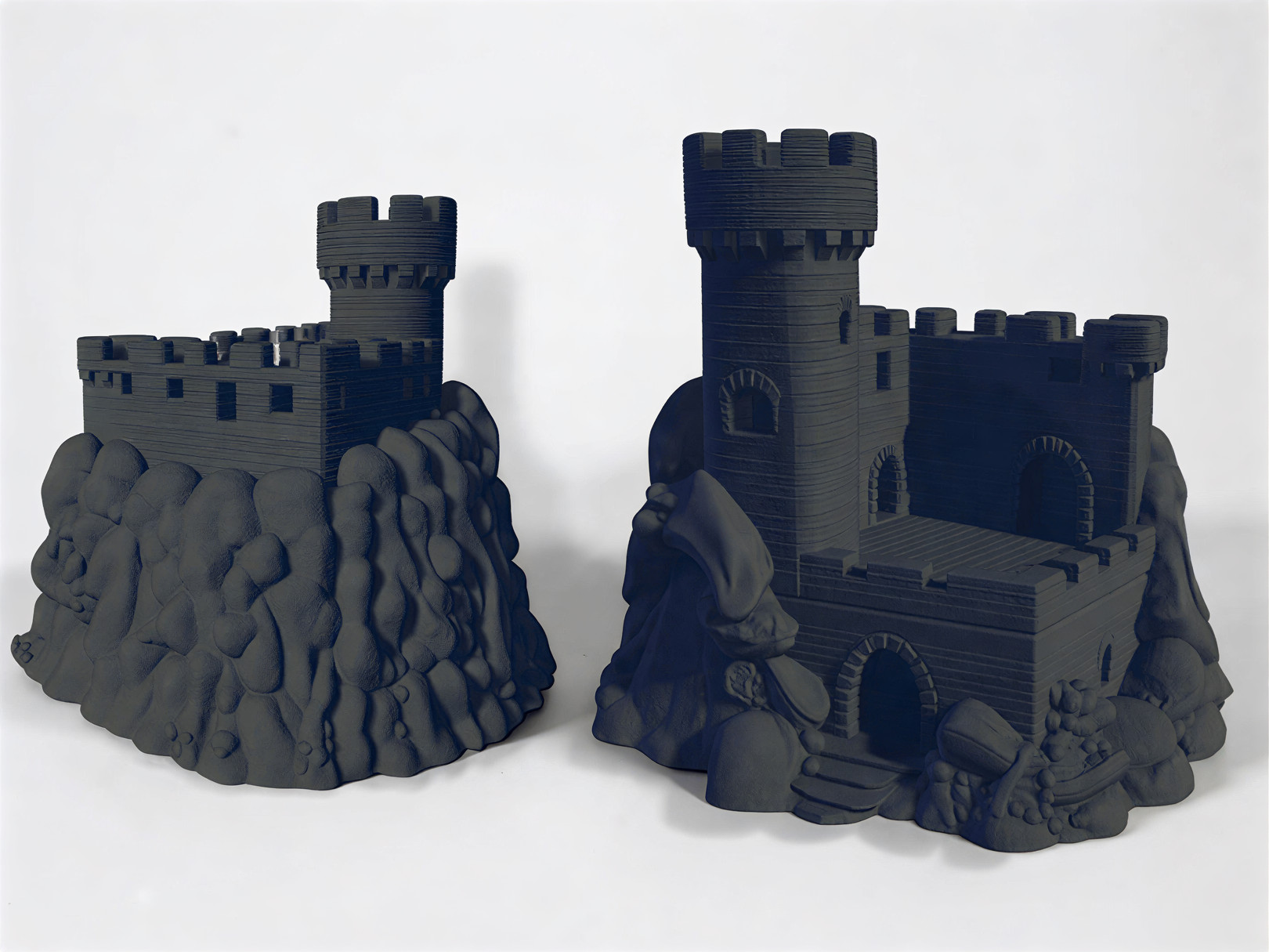 Corner Castle Structure TTRPG D&D Miniature