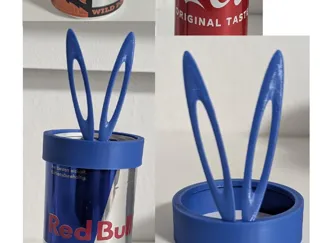 Ostern Hasenohren Red Bull Coca Cola Energy Drink