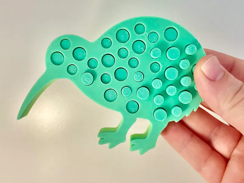 Kiwi Pin Art Fidget