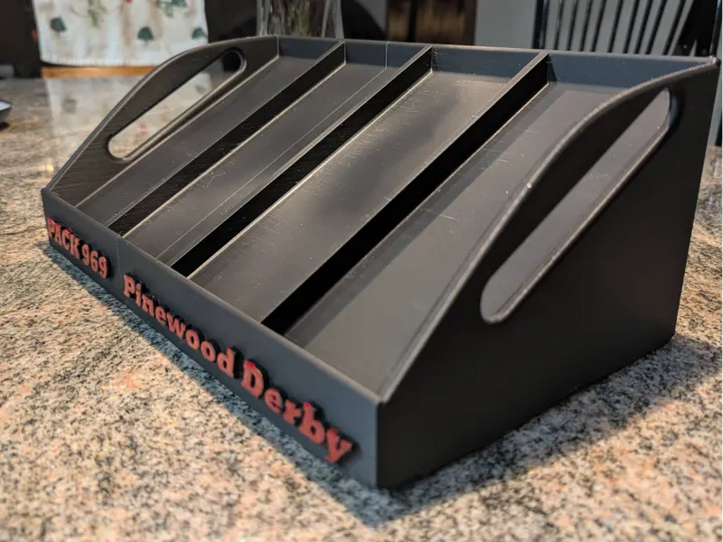 4 Pinewood Derby Car Holder 