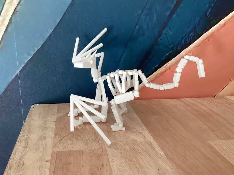 Dummy 13 inspired skeleton dragon