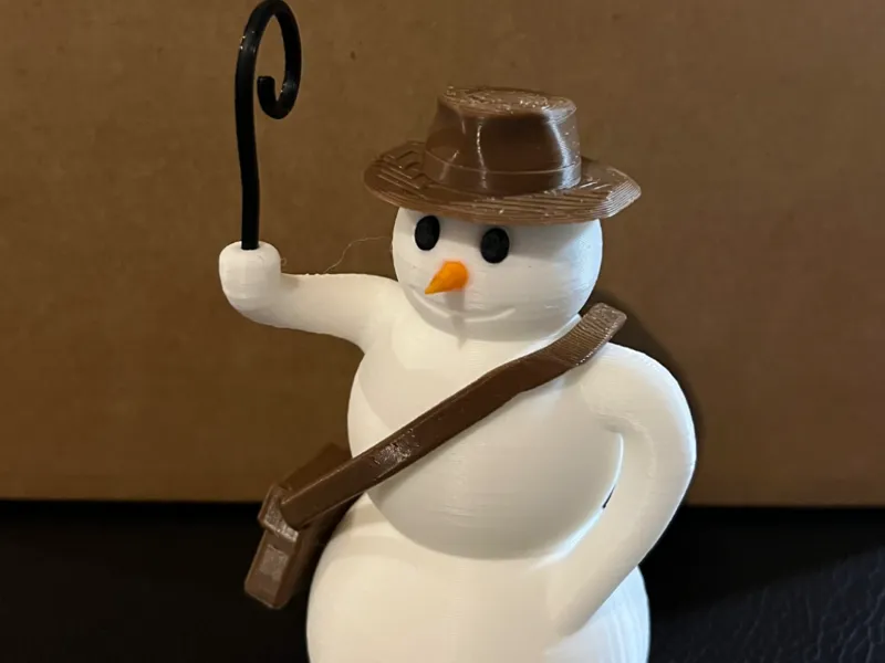 Indiana Jones Snowman