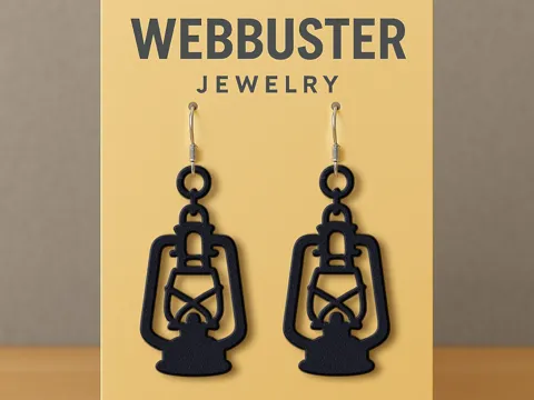 Ethereal Lantern - Steampunk Earrings