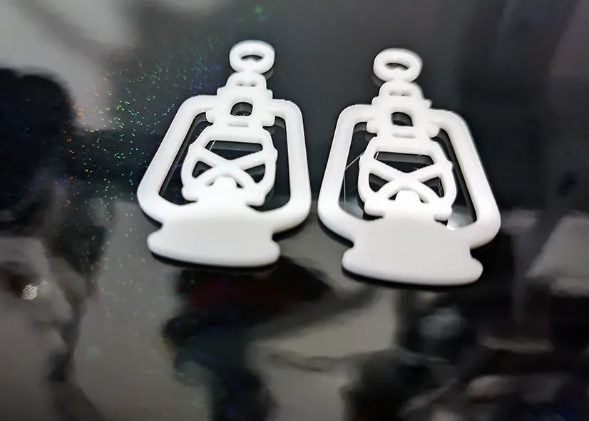 Ethereal Lantern - Steampunk Earrings view 3